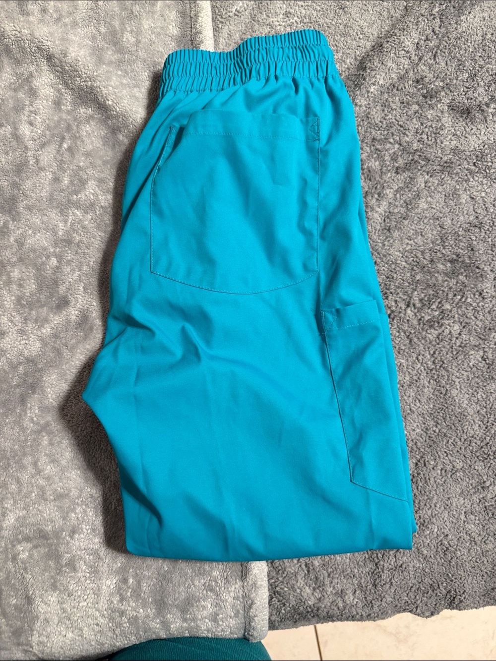 Teal Wink Scrub Joggers